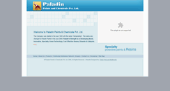 Desktop Screenshot of paladinchemicals.com