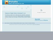 Tablet Screenshot of paladinchemicals.com